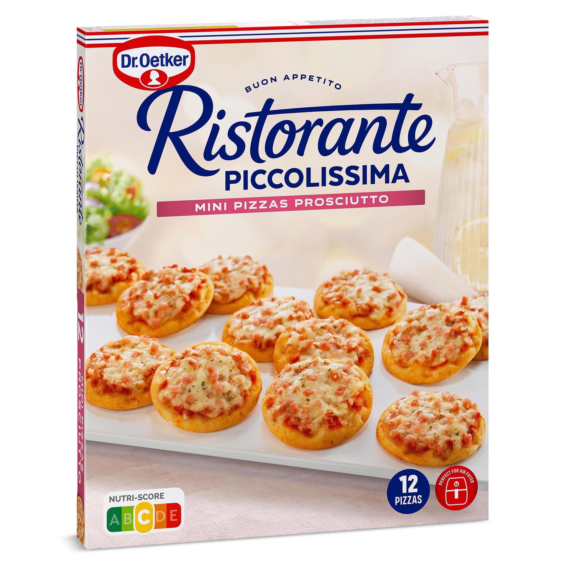 Mini pizzas de jamón y queso Dr. Oetker Ristorante 288 g