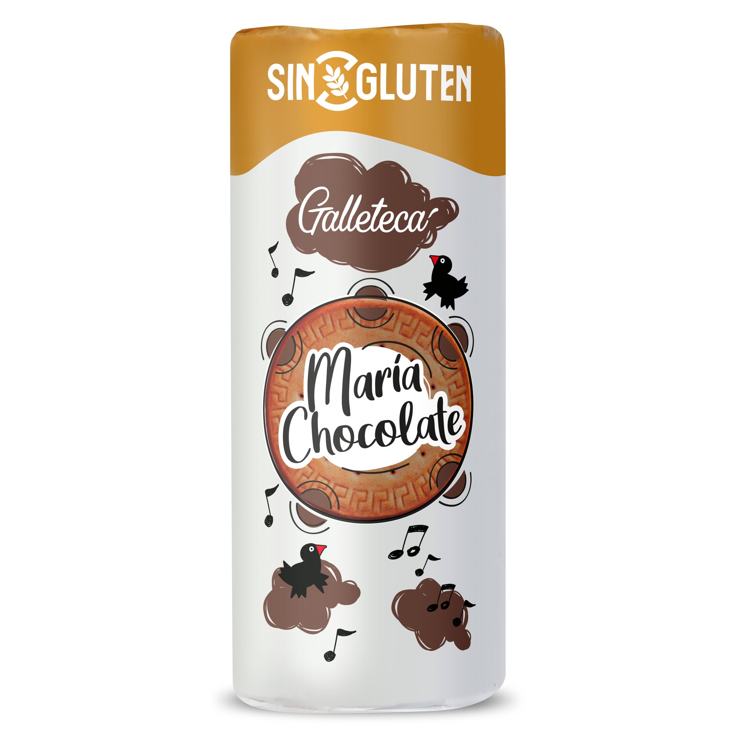 Galletas María con chocolate sin gluten Galleteca de Dia paquete 200 g