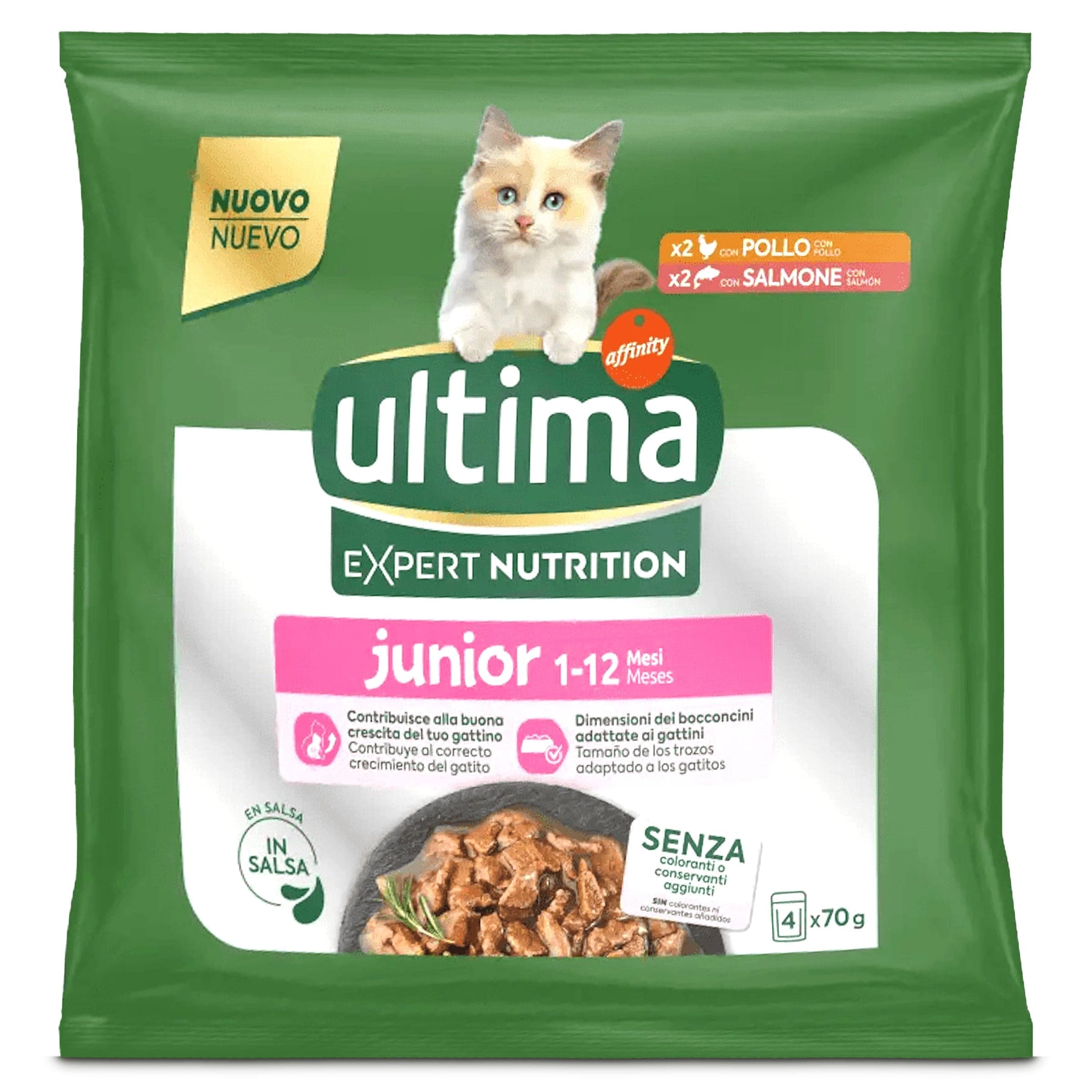 Alimento para gatos junior expert nutrition Ultima bolsa 280 g