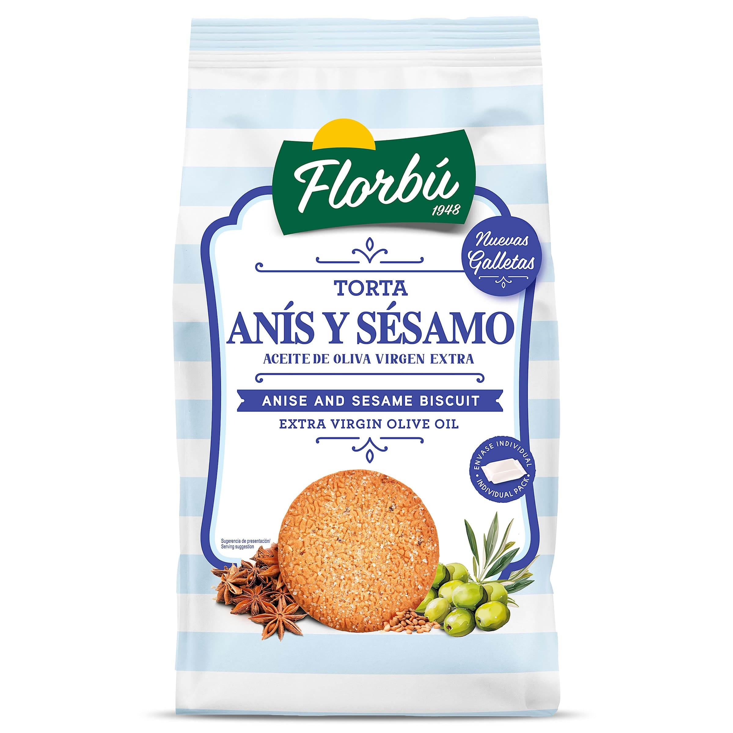 Tortas de aceite de oliva virgen extra Florbu bolsa 240 g