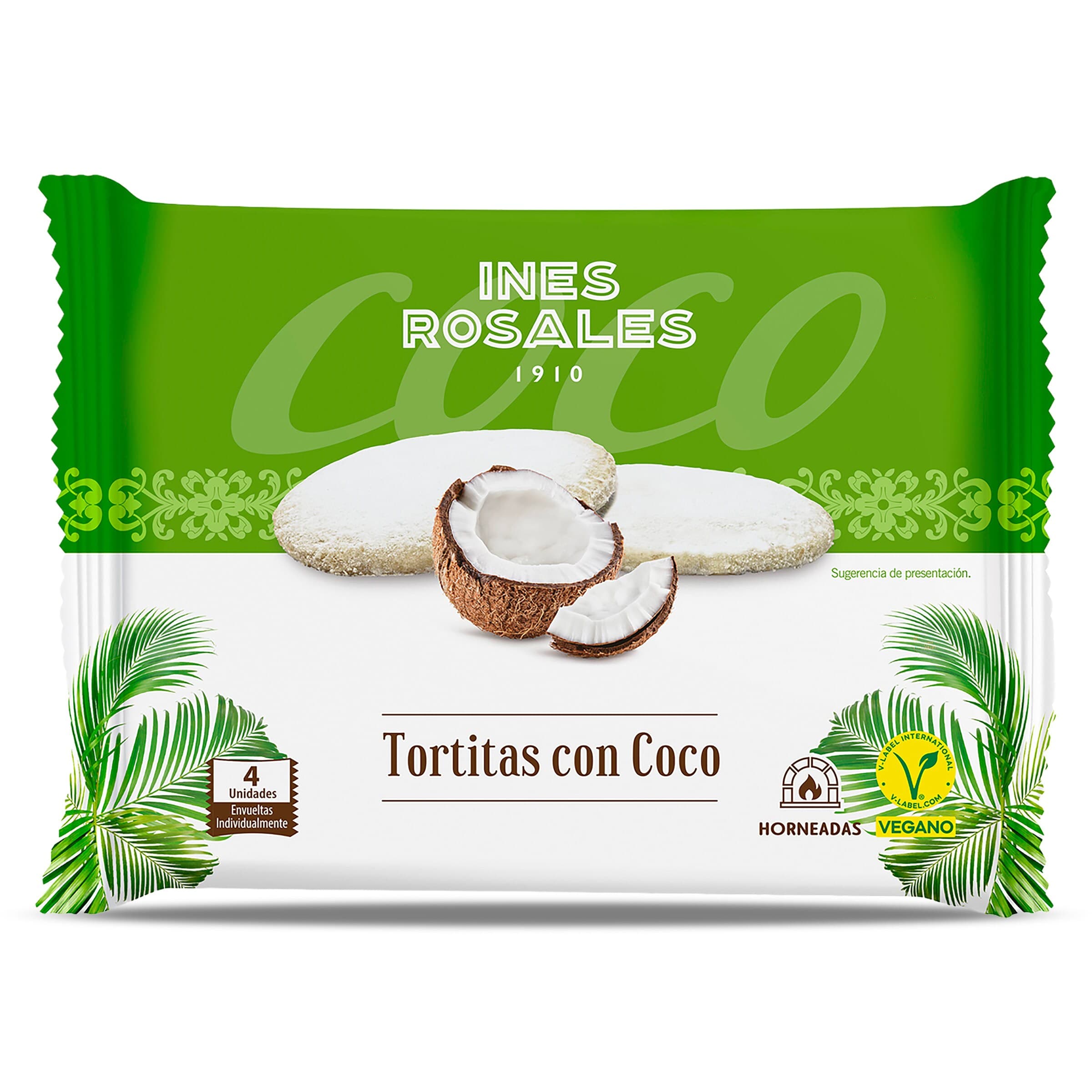Tortitas con coco Inés Rosales bolsa 120 g