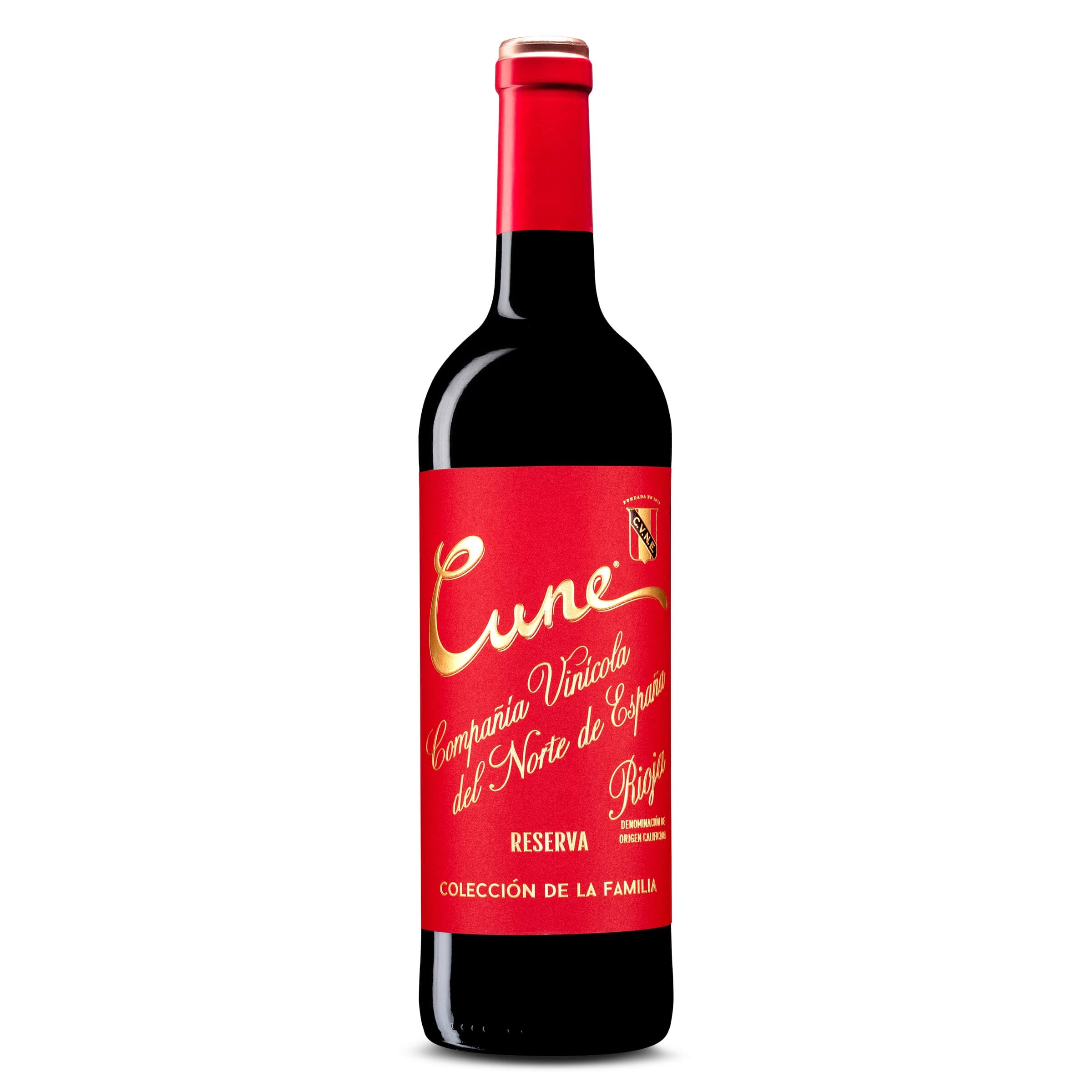 Vino tinto reserva D.O. Rioja Cvne botella 75 cl