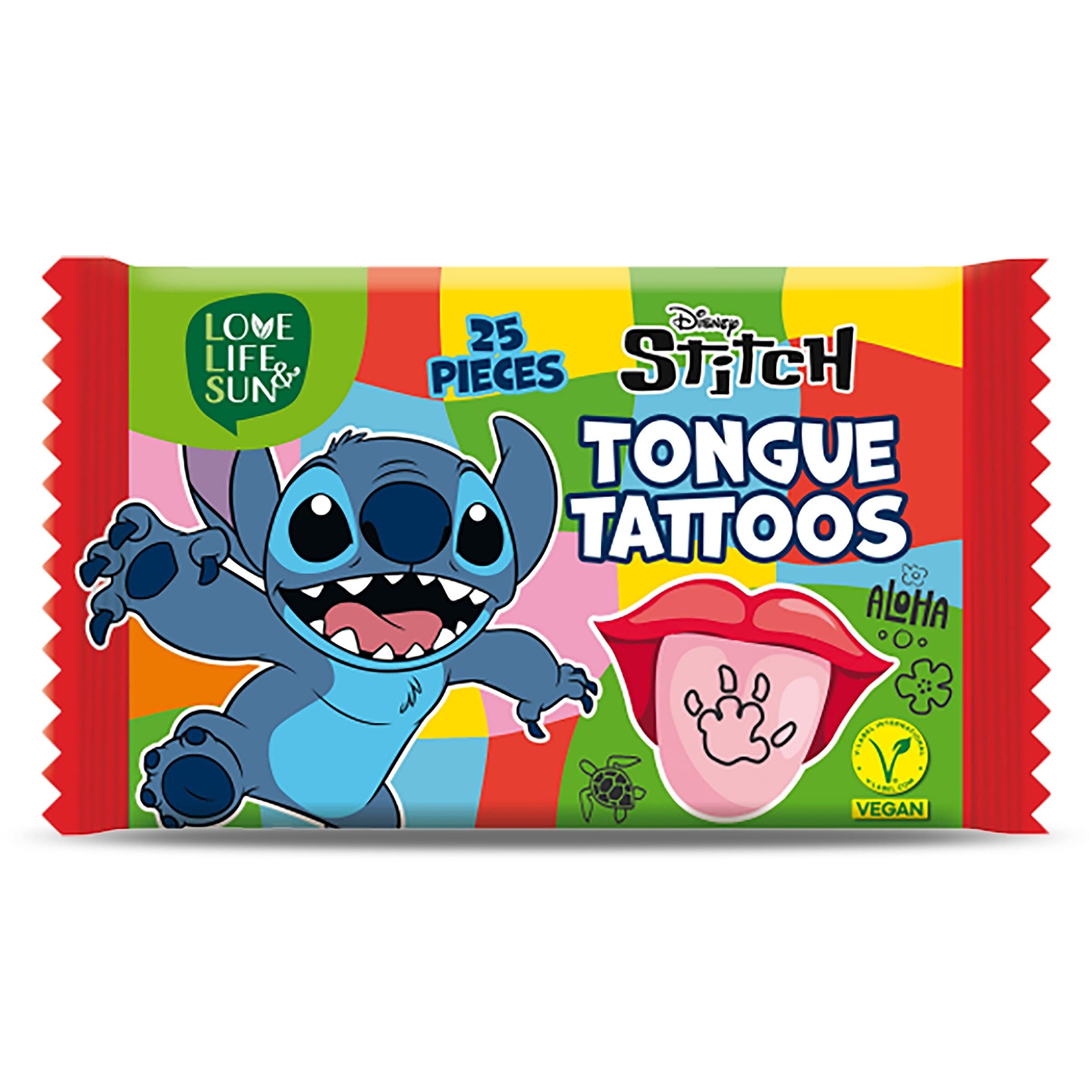Tatuajes para lengua Stitch Disney sobre 11 g