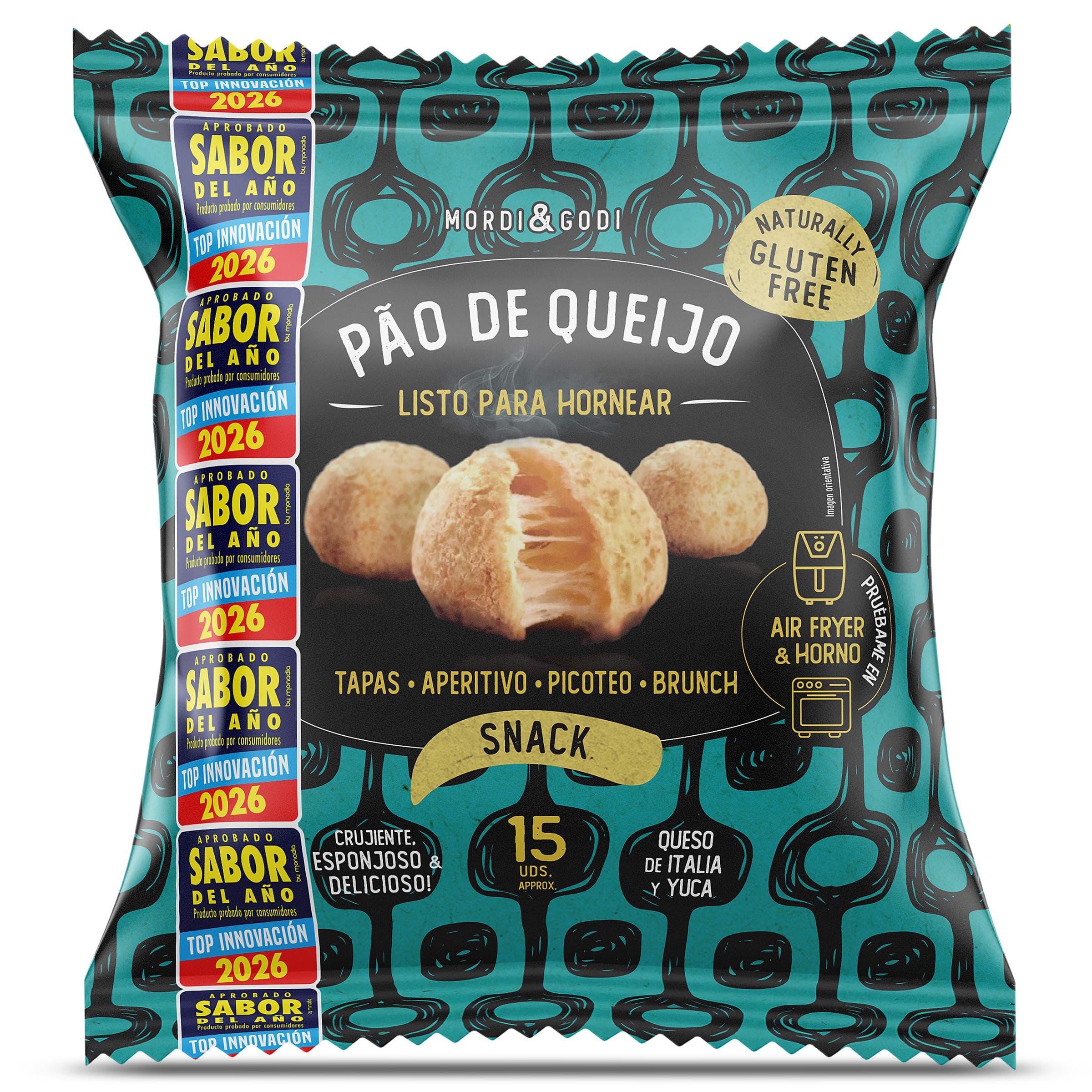 Pan de queso sin gluten Mordi & Godi 253 g