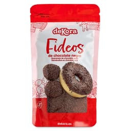 Fideos de chocolate negro Dekora bolsa 100 g