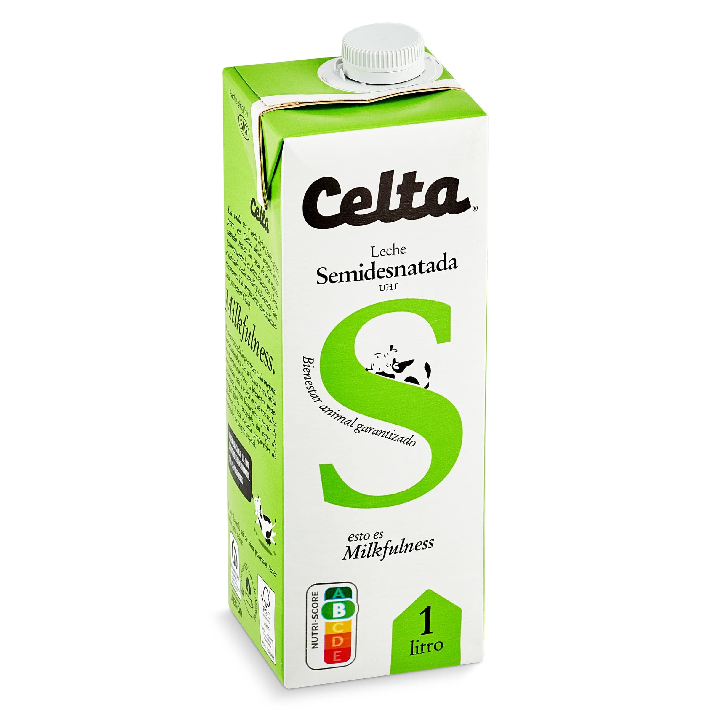 Leche semidesnatada Celta 1 L