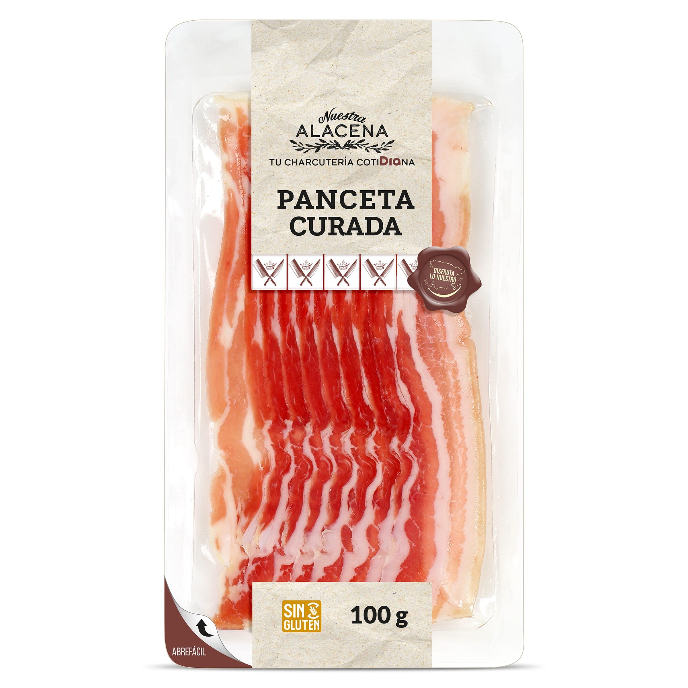 Panceta curada Dia Nuestra Alacena 100 g