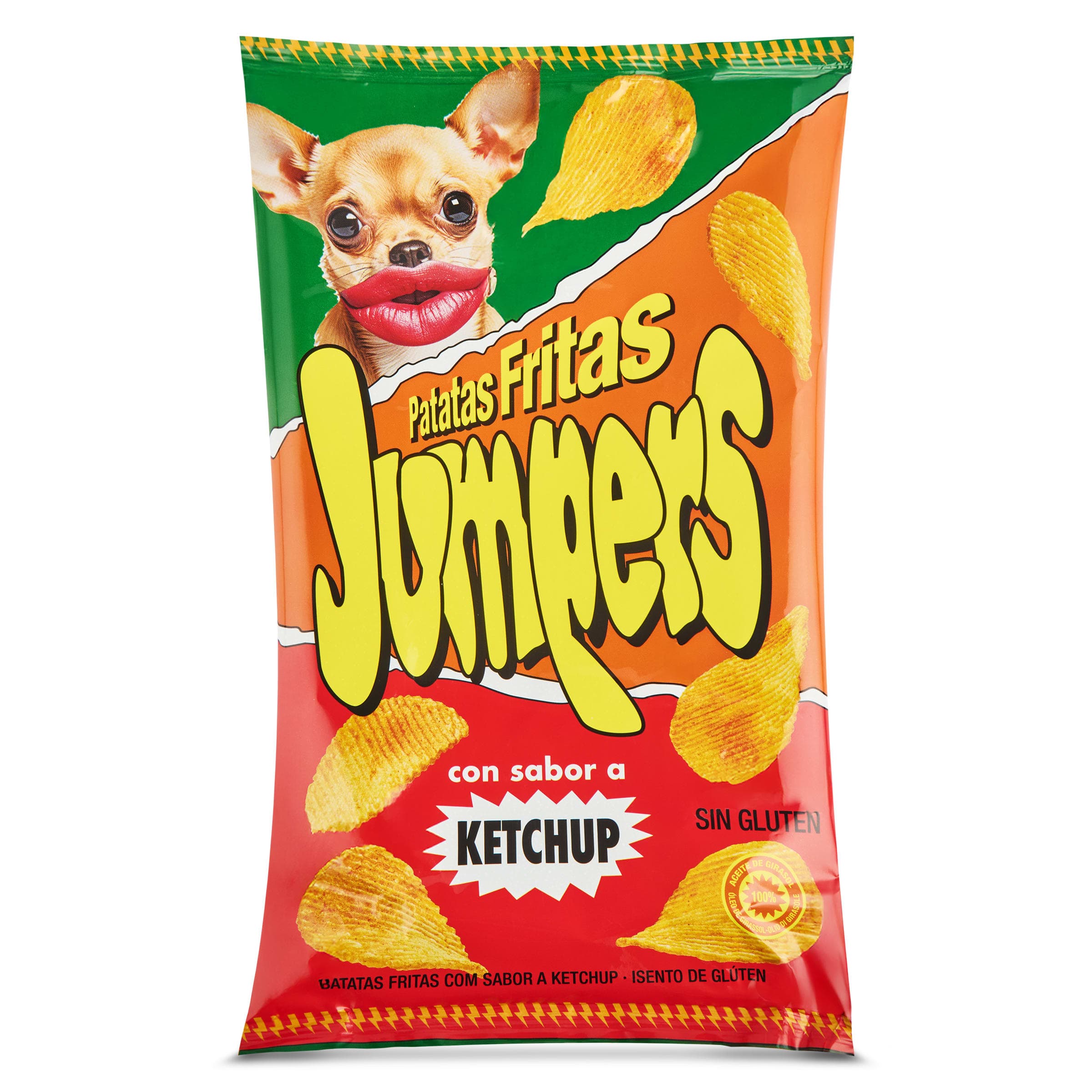 Patatas fritas sabor ketchup Jumpers 110 g