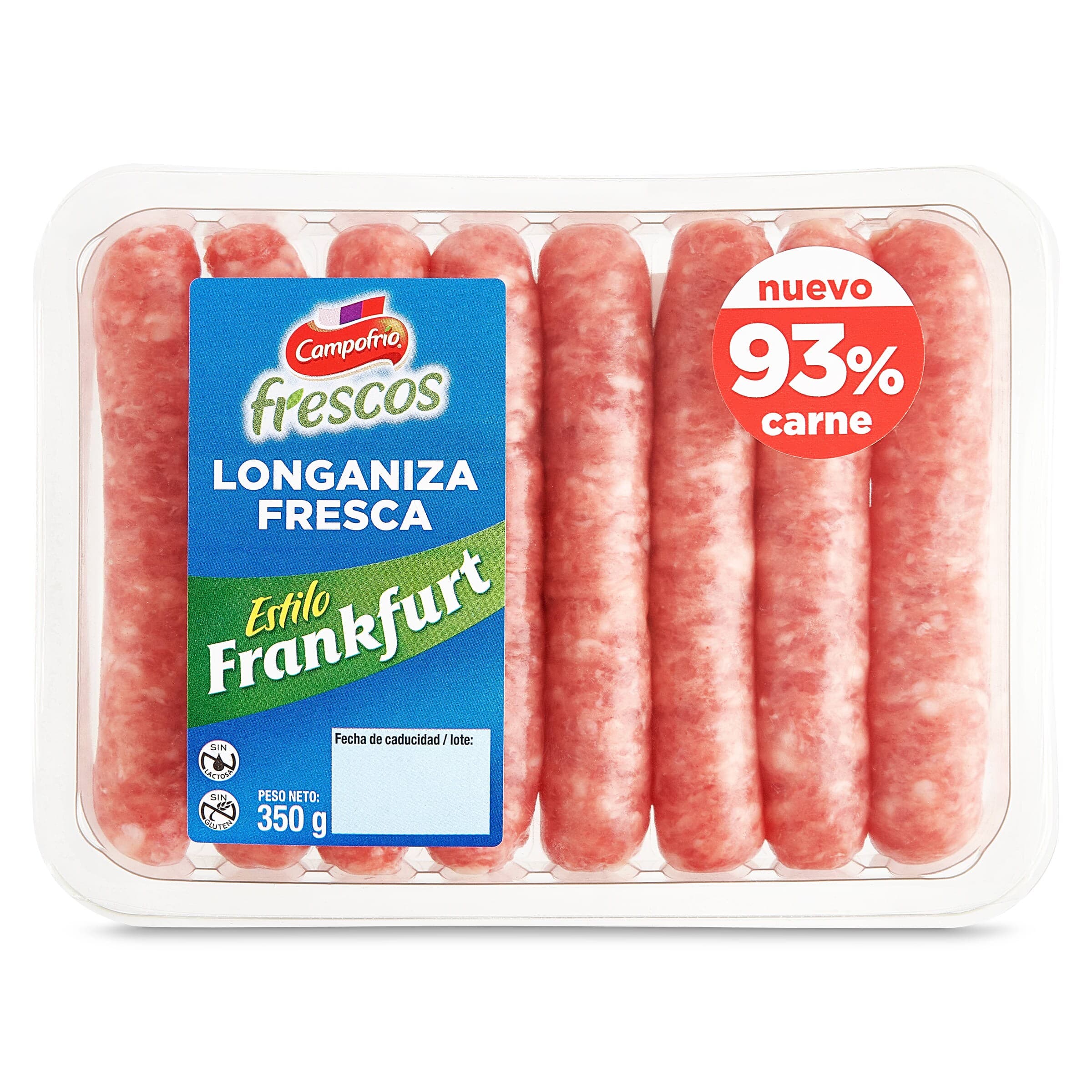 Longaniza estilo frankfurt Campofrío 350 g