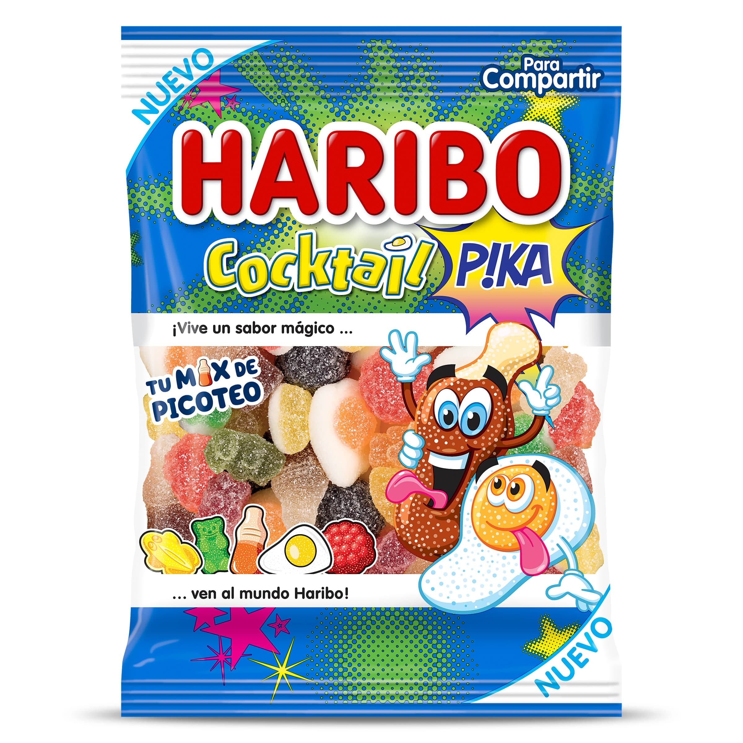 Golosinas cocktail pika Haribo bolsa 150 g