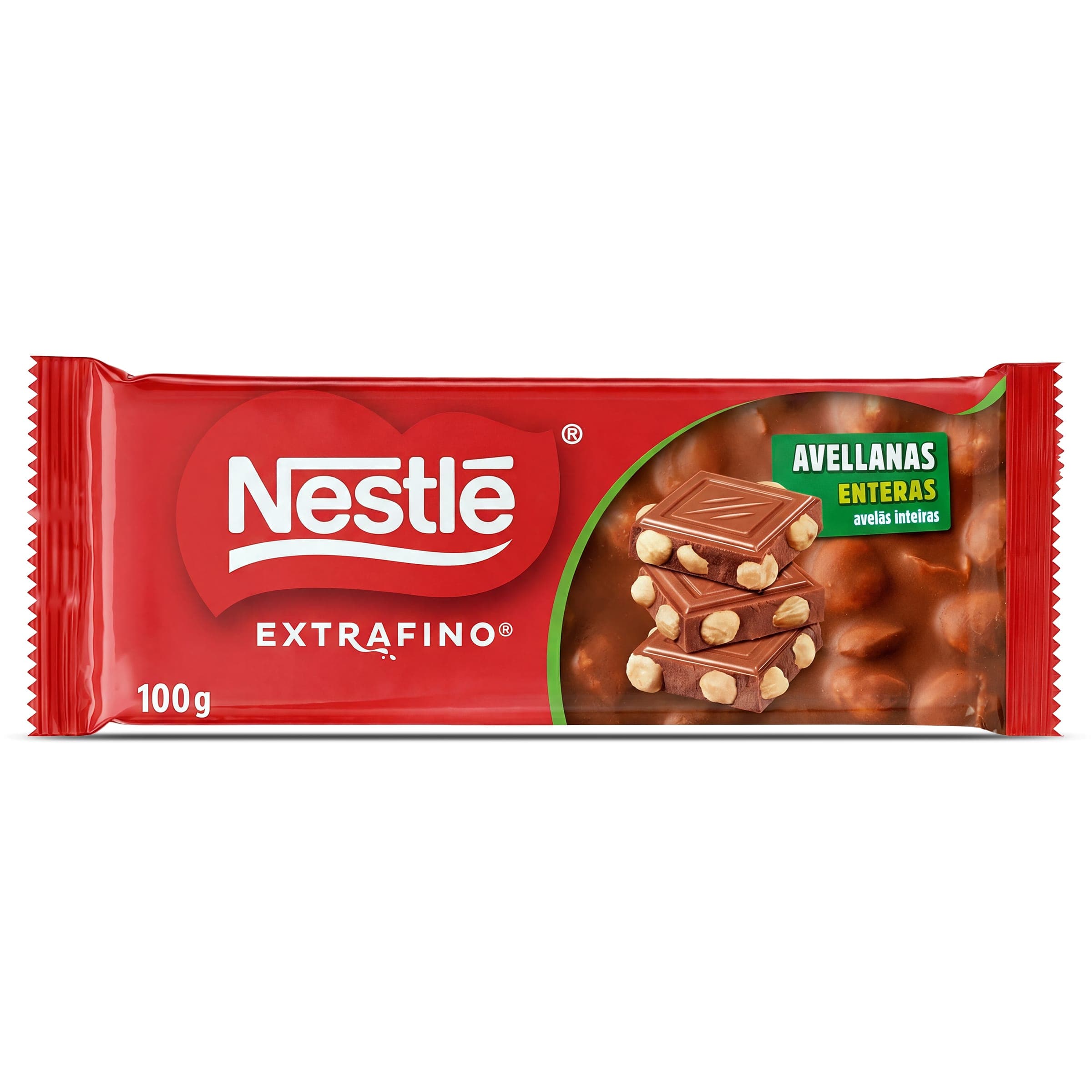Chocolate con leche con avellanas enteras Nestlé 100 g