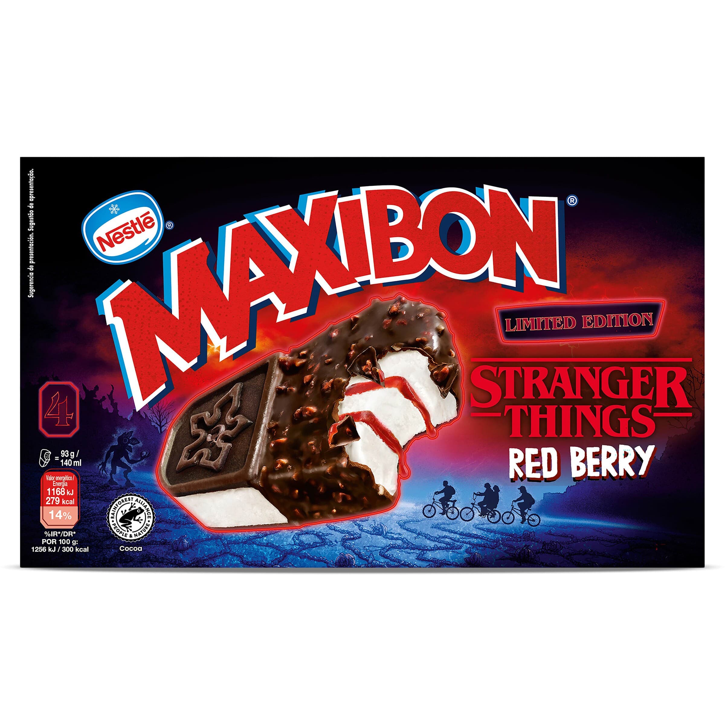 Maxibon red berry Nestlé 4 x 93 g