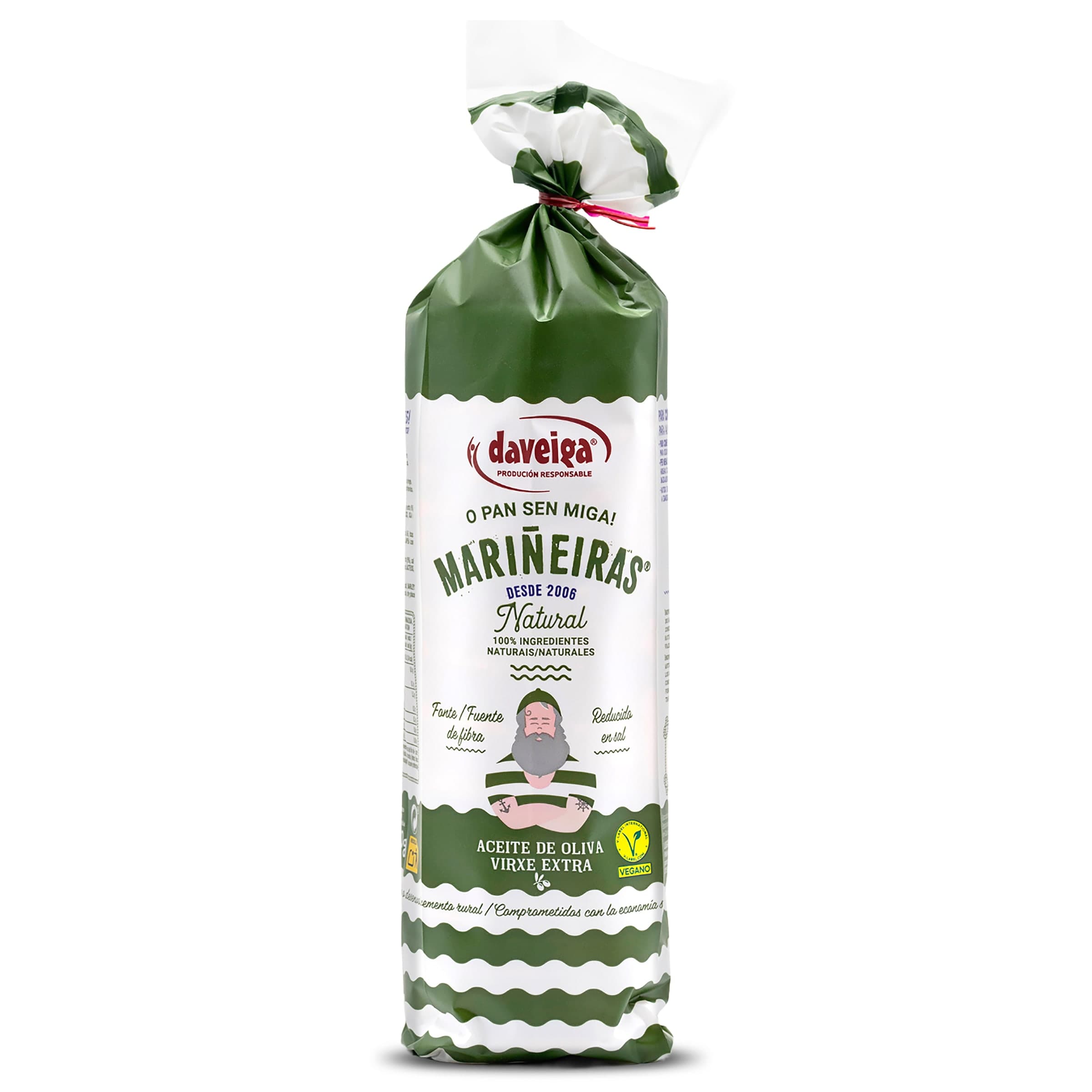 Tostas de pan mariñeiras con aceite de oliva Daveiga 200 g