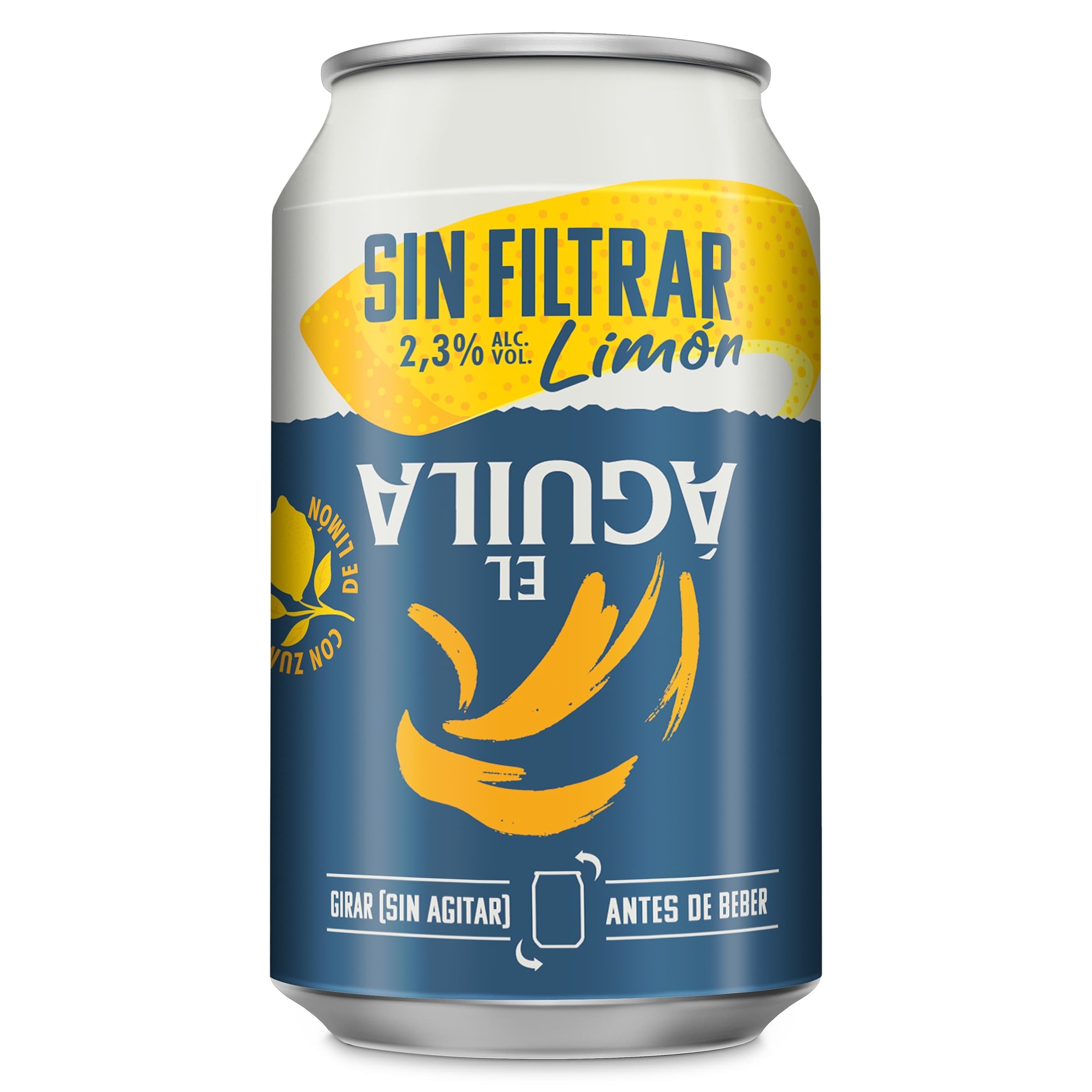 Cerveza sin filtrar con limón El águila 33 cl