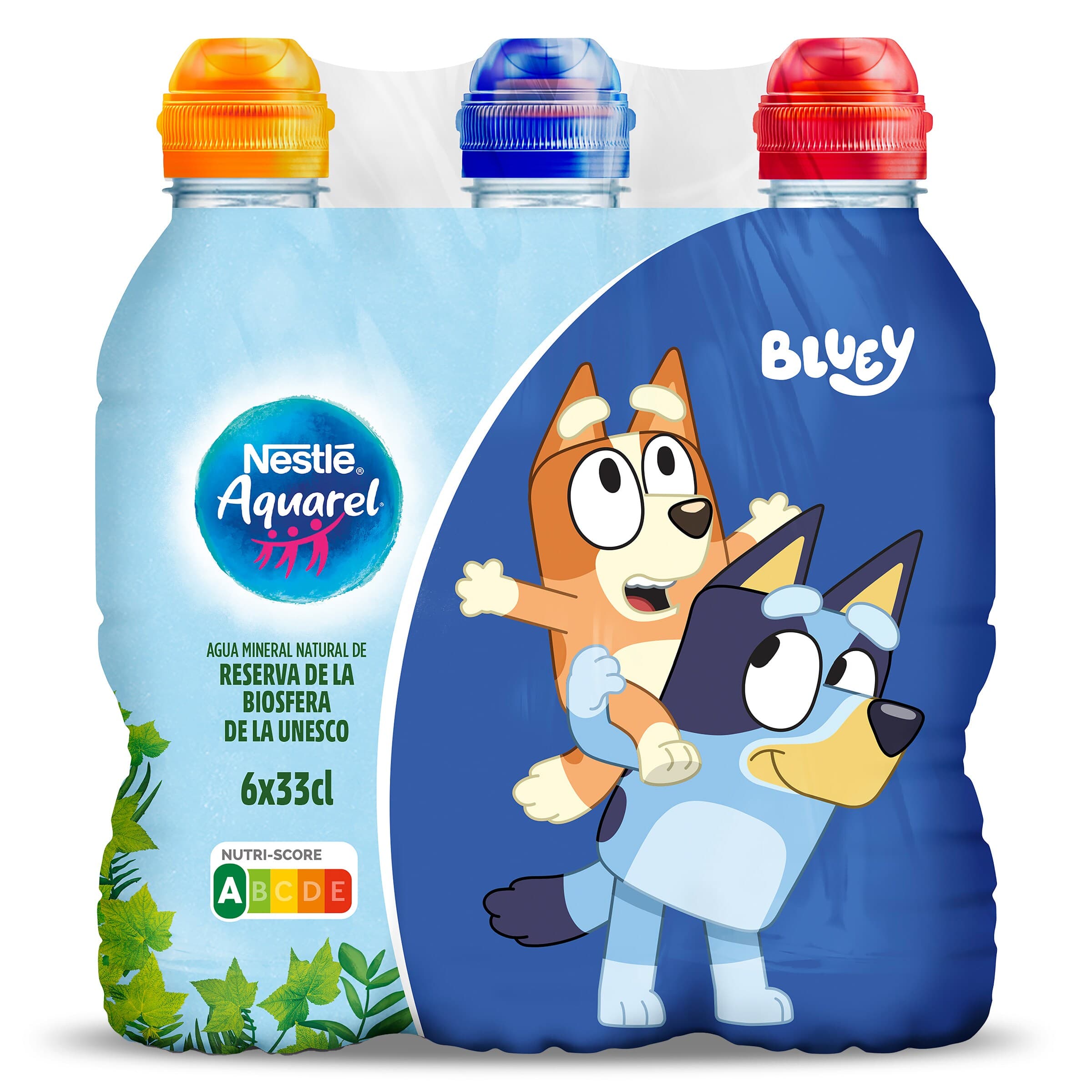 Agua mineral natural Aquarel pack 6 x 33 cl