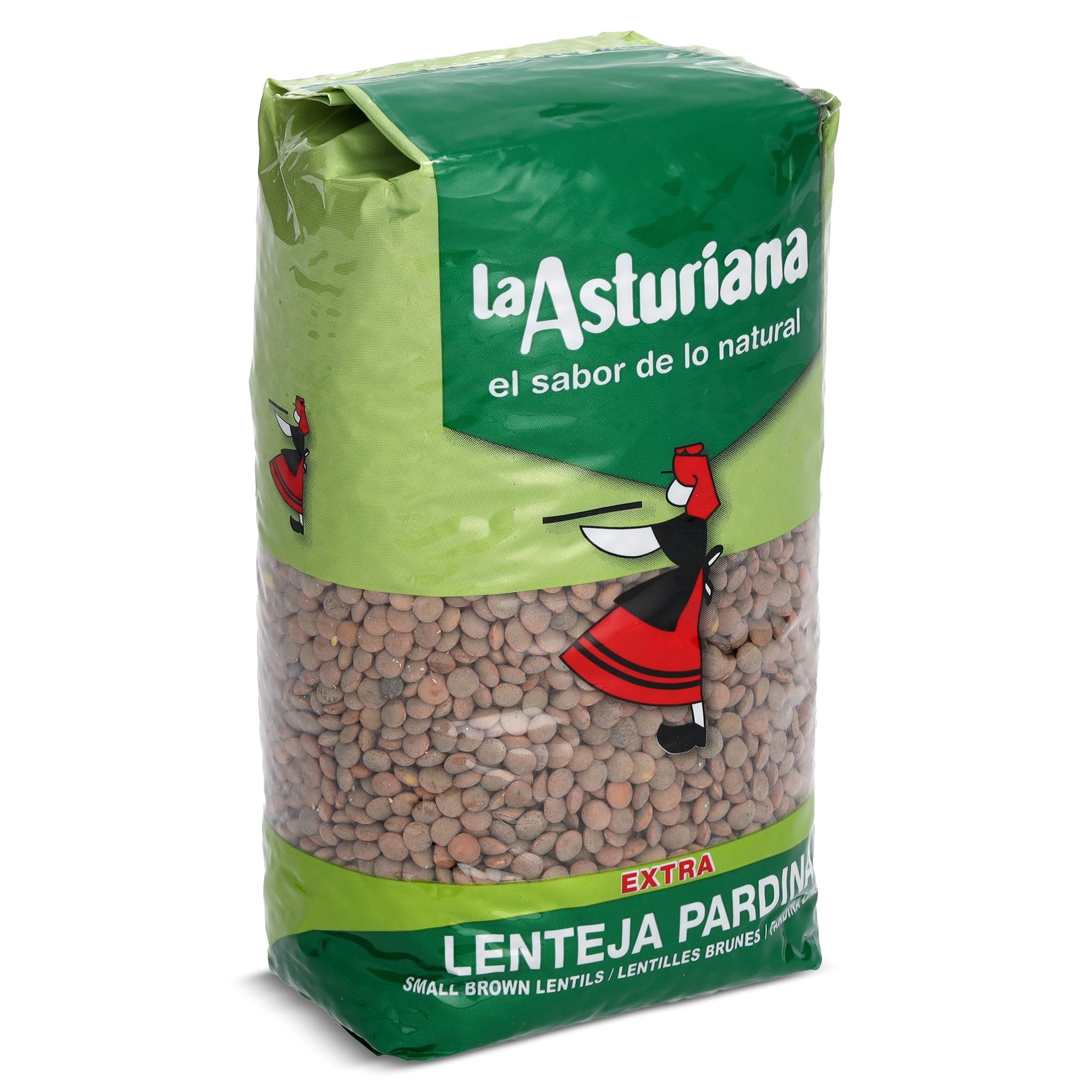Lentejas pardinas Legumbres La Asturiana bolsa 500 g
