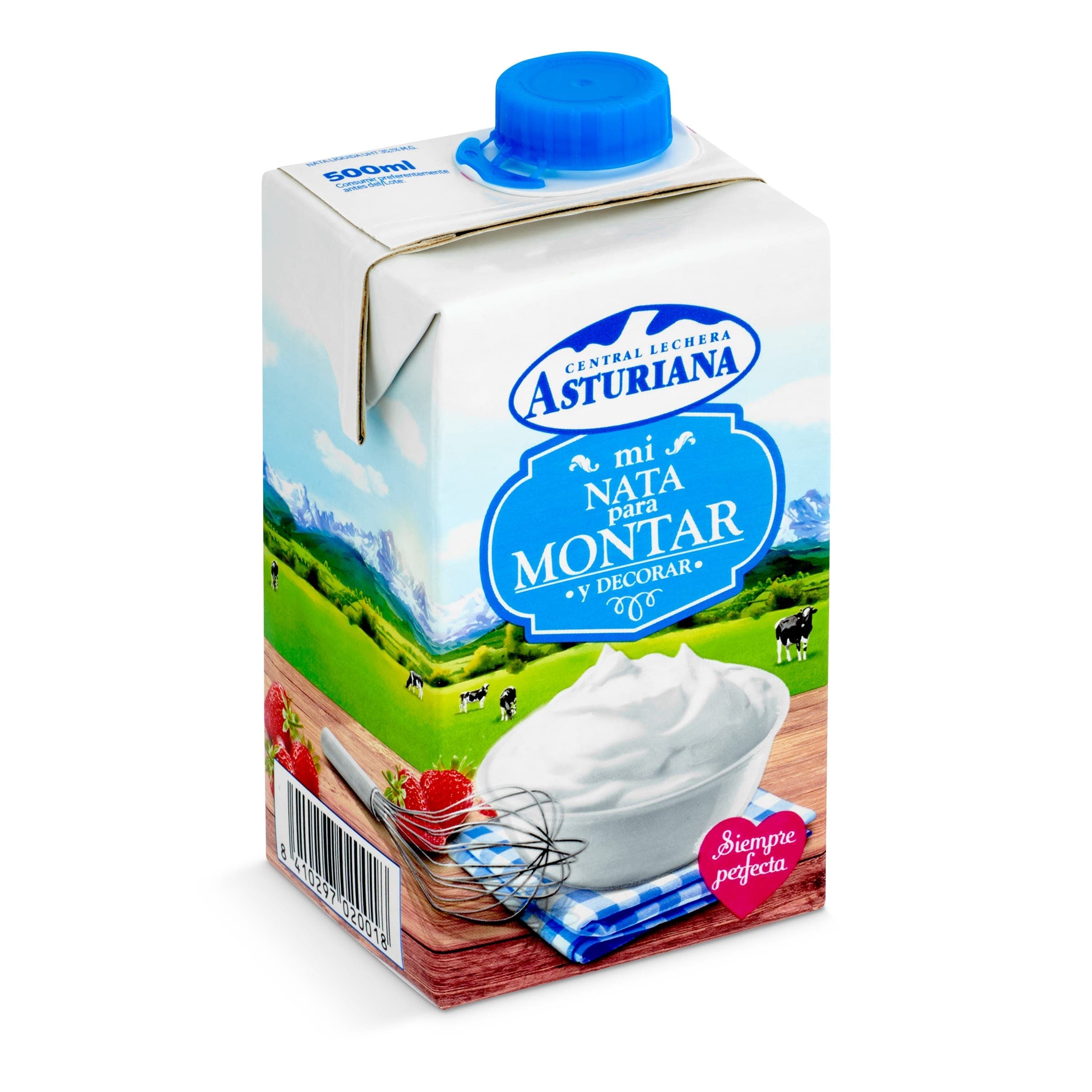 Nata para montar Central Lechera Asturiana 500 ml