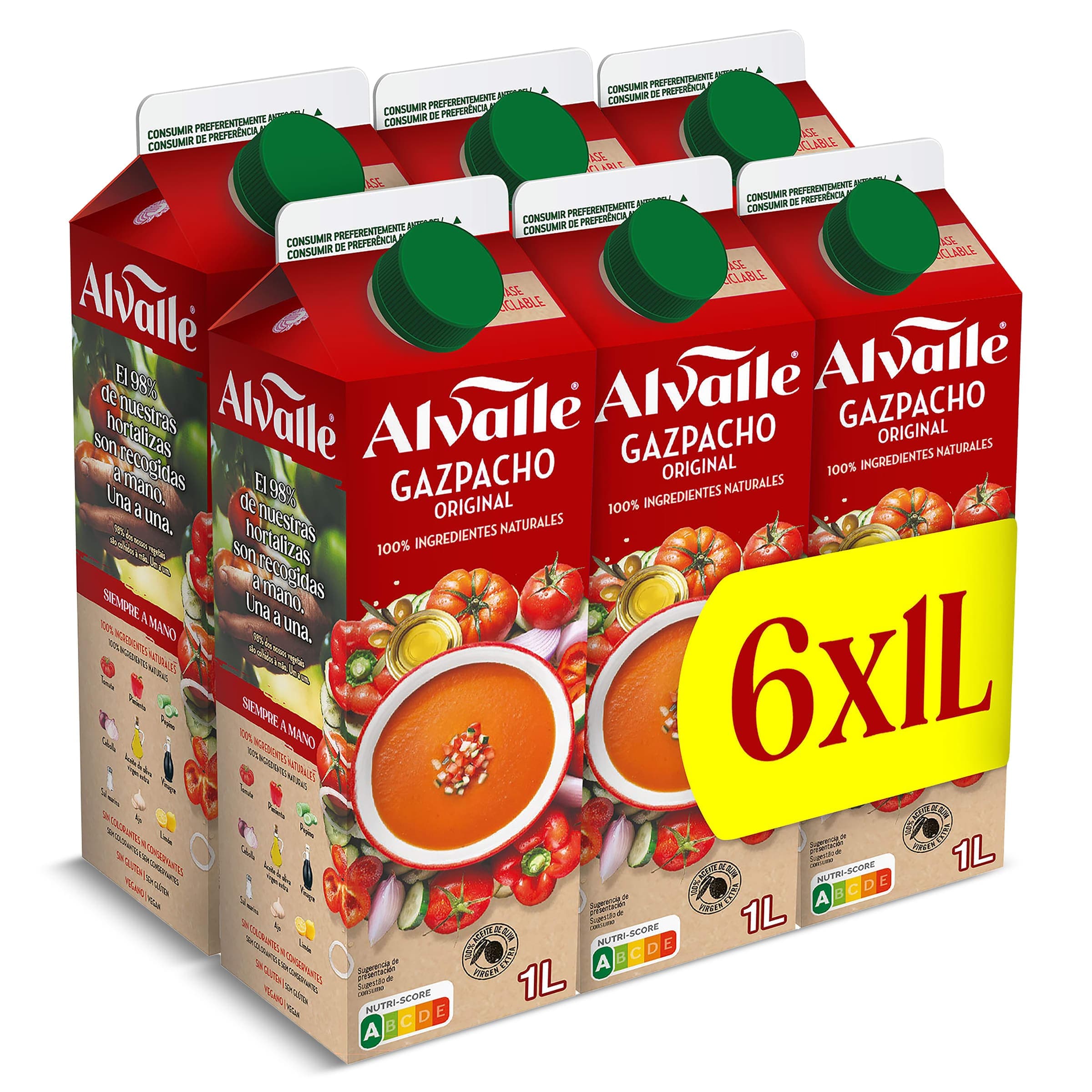 Gazpacho Alvalle 6 x 1 L