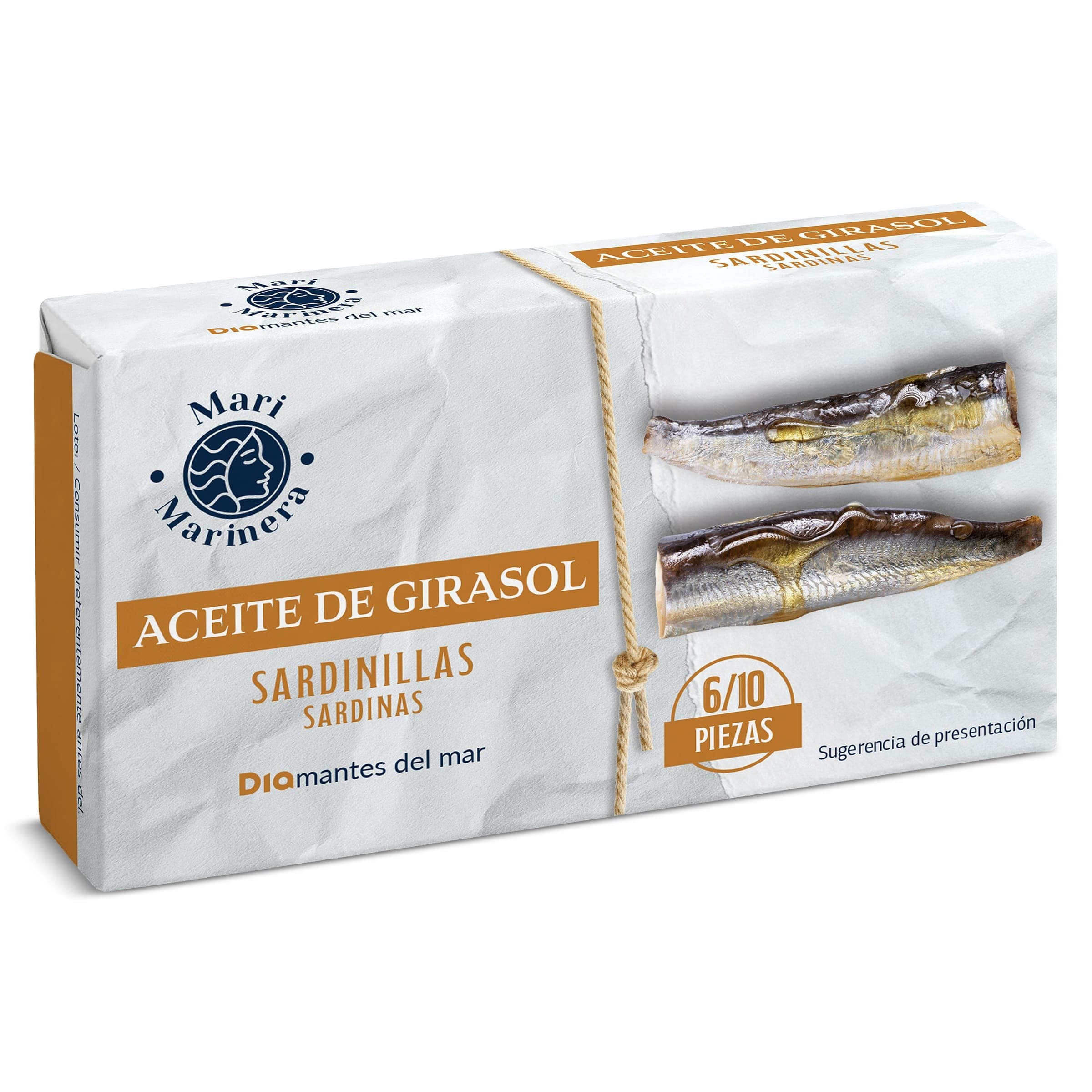 Sardinillas en aceite de girasol Dia Mari Marinera 65 g