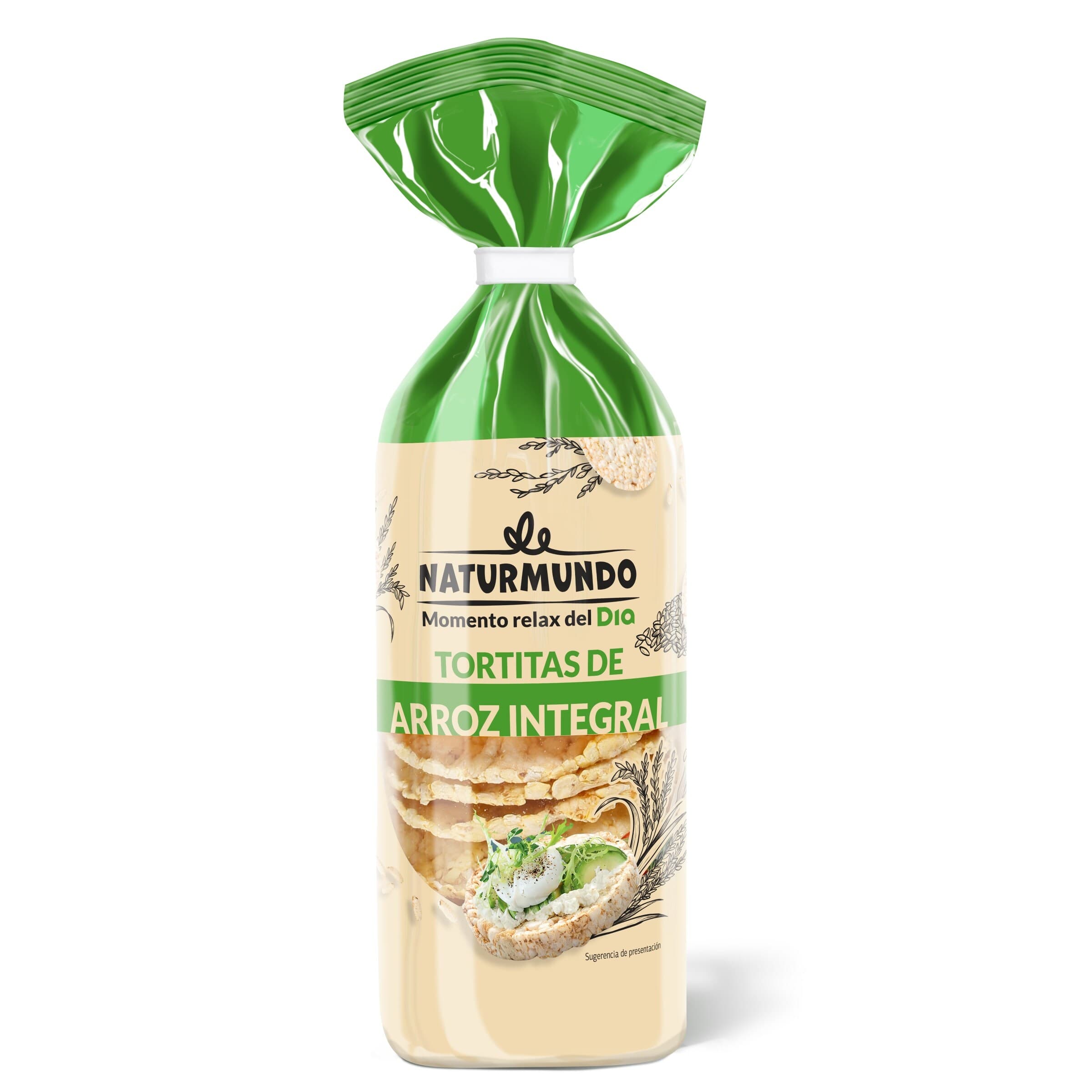 Tortitas de arroz integral Dia Naturmundo bolsa 130 g