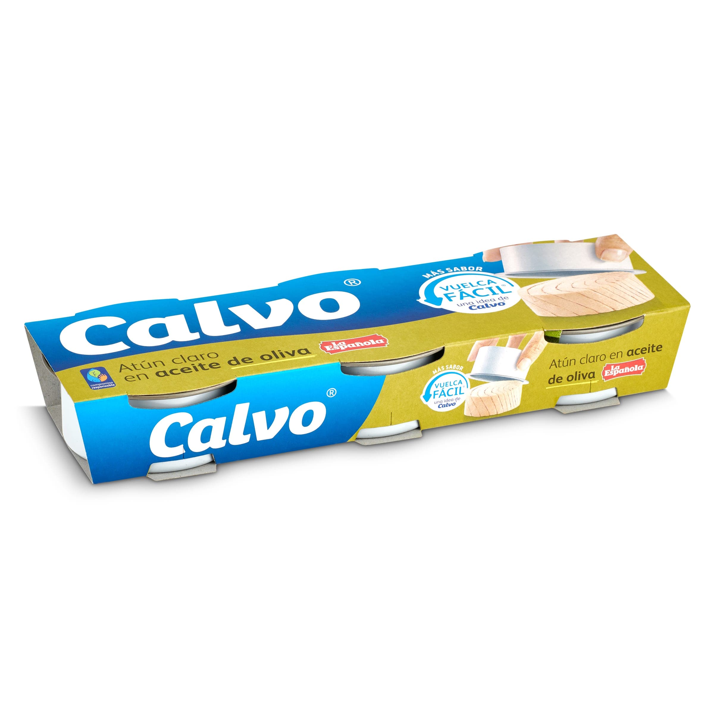 Atún claro en aceite de oliva Calvo 3 x 52 g