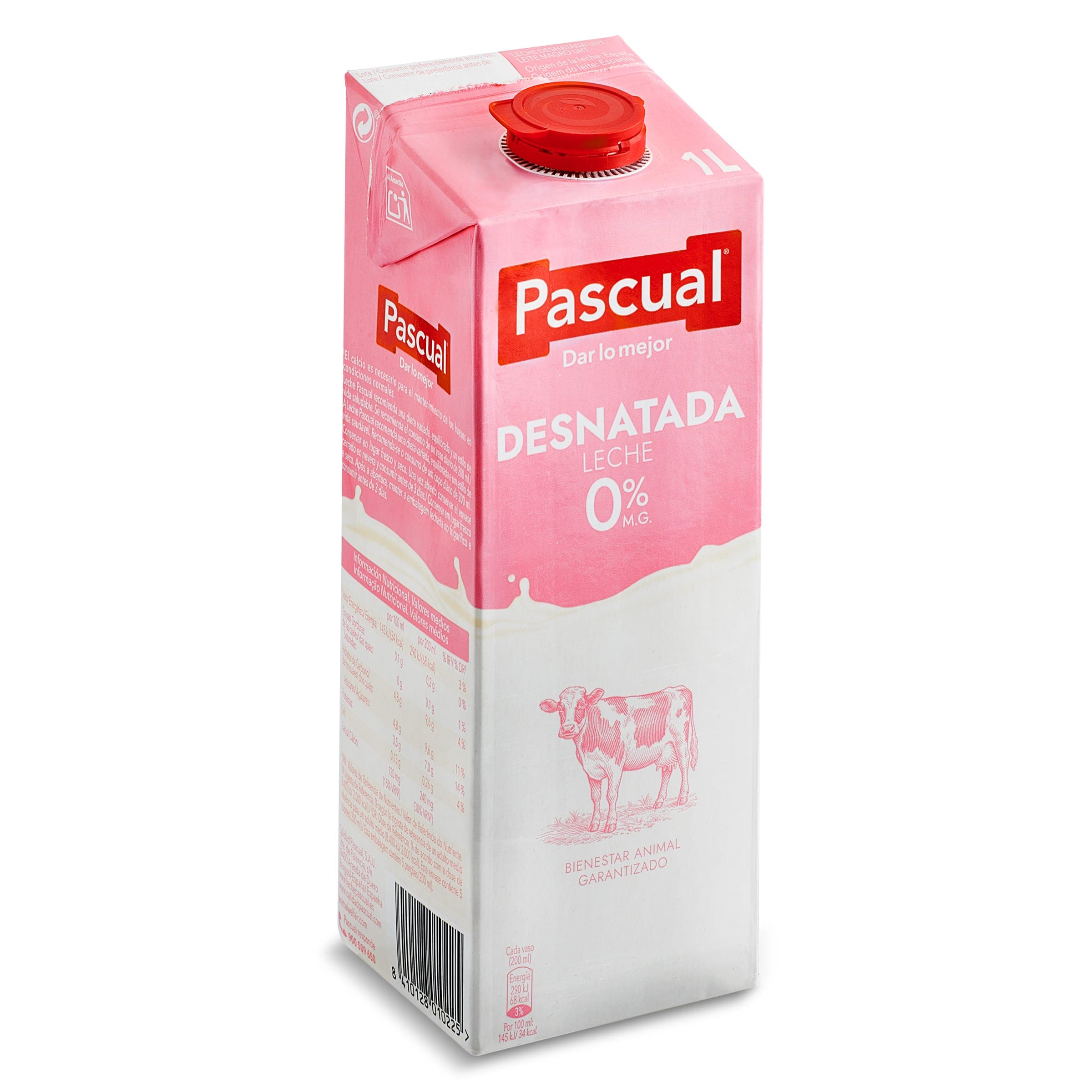 Leche desnatada Pascual 1 L