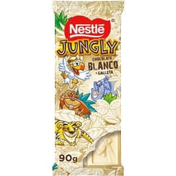 Chocolate blanco con galleta tableta 90 g - Nestle Jungly