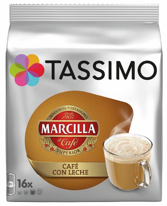 L'Or Tassimo Marcilla café con leche 16 cápsulas
