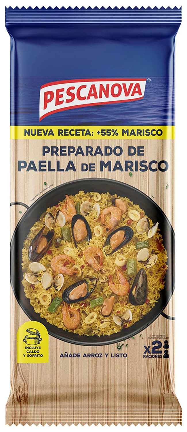 Pescanova preparado para paella de marisco 400 g