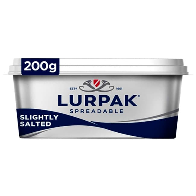 Lurpak mantequilla fácil de untar con sal 200 g