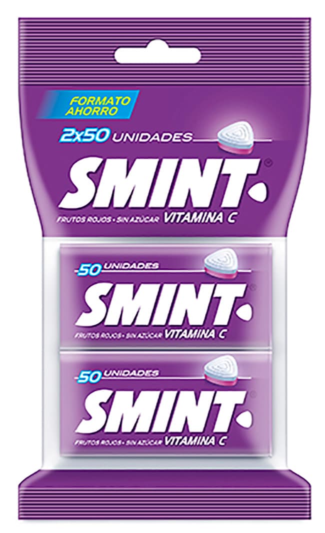 Smint caramelos de frutos rojos 2 x 35 g