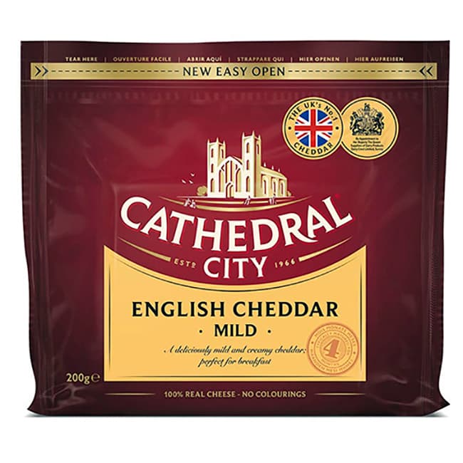Cathedral queso cheddar mild taco 200 g