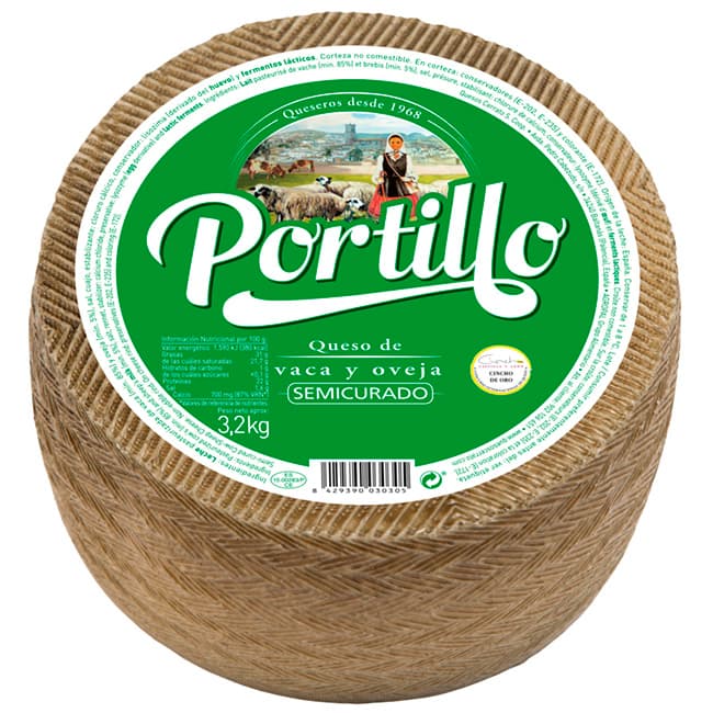 Portillo queso mezcla semicurado kg