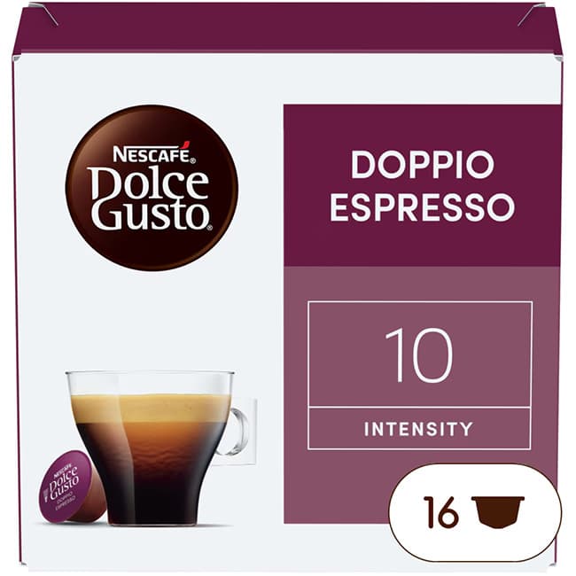 Dolce Gusto café espresso doppio 16 cápsulas