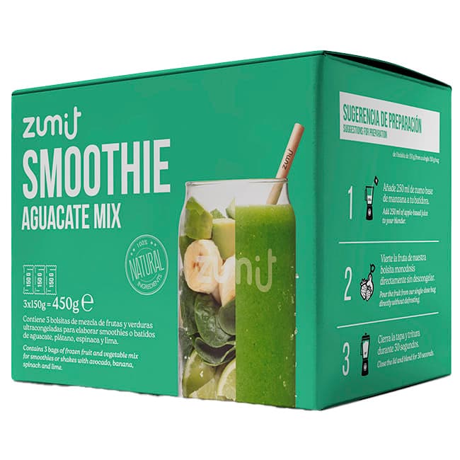 Zumit smoothie aguacate mix congelado 3 x 150 g
