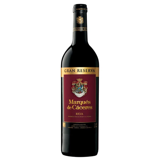 Marqués de Cáceres vino tinto gran reserva D.O. Rioja 75 cl