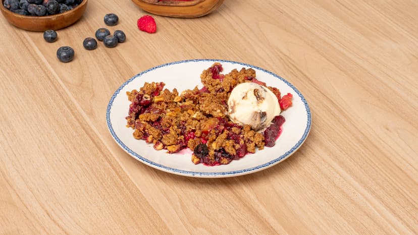 Crumble de manzana