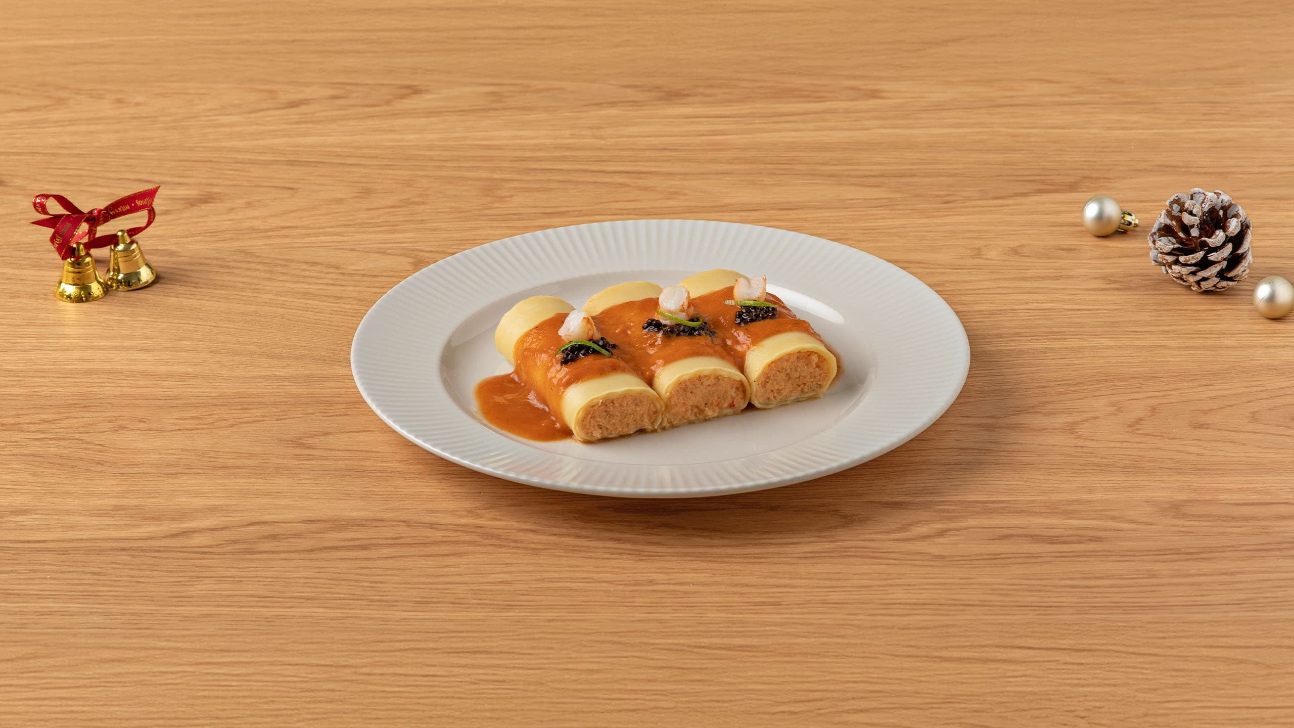 Canelones de pescado y marisco