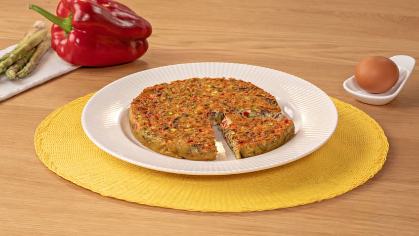 Tortilla de verdura en freidora de aire