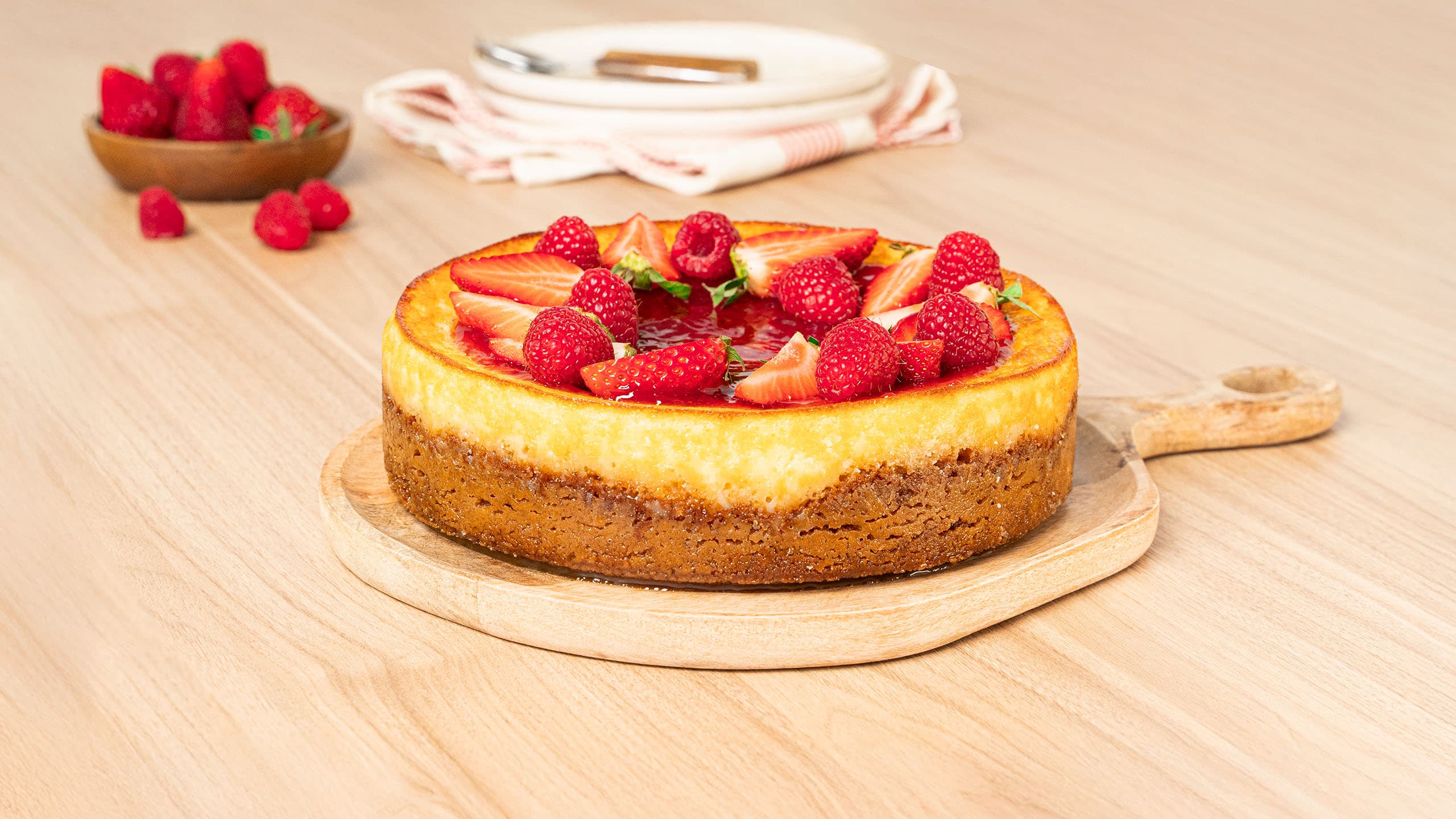 Cheesecake de queso fresco