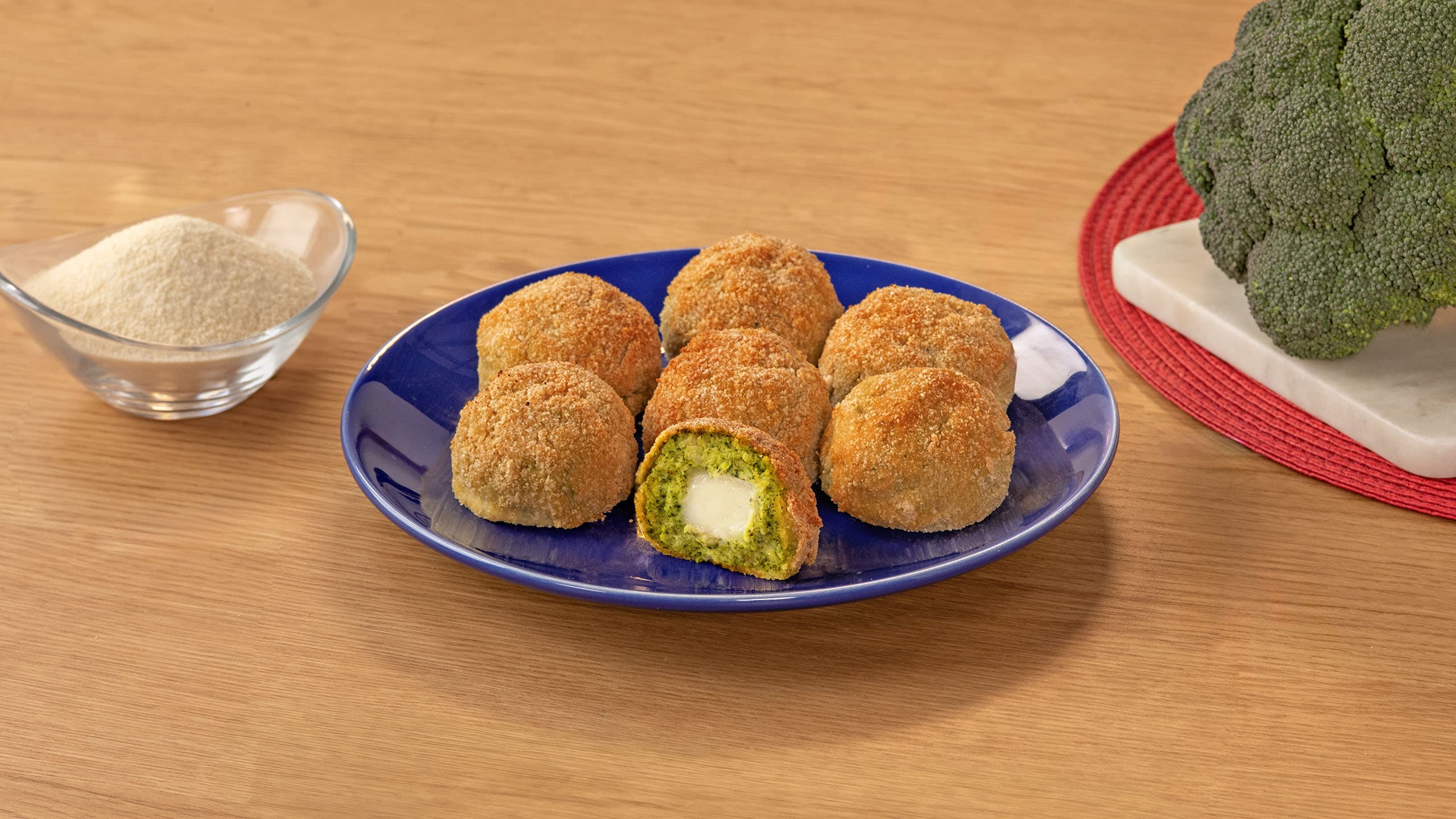 Croquetas de brócoli y queso