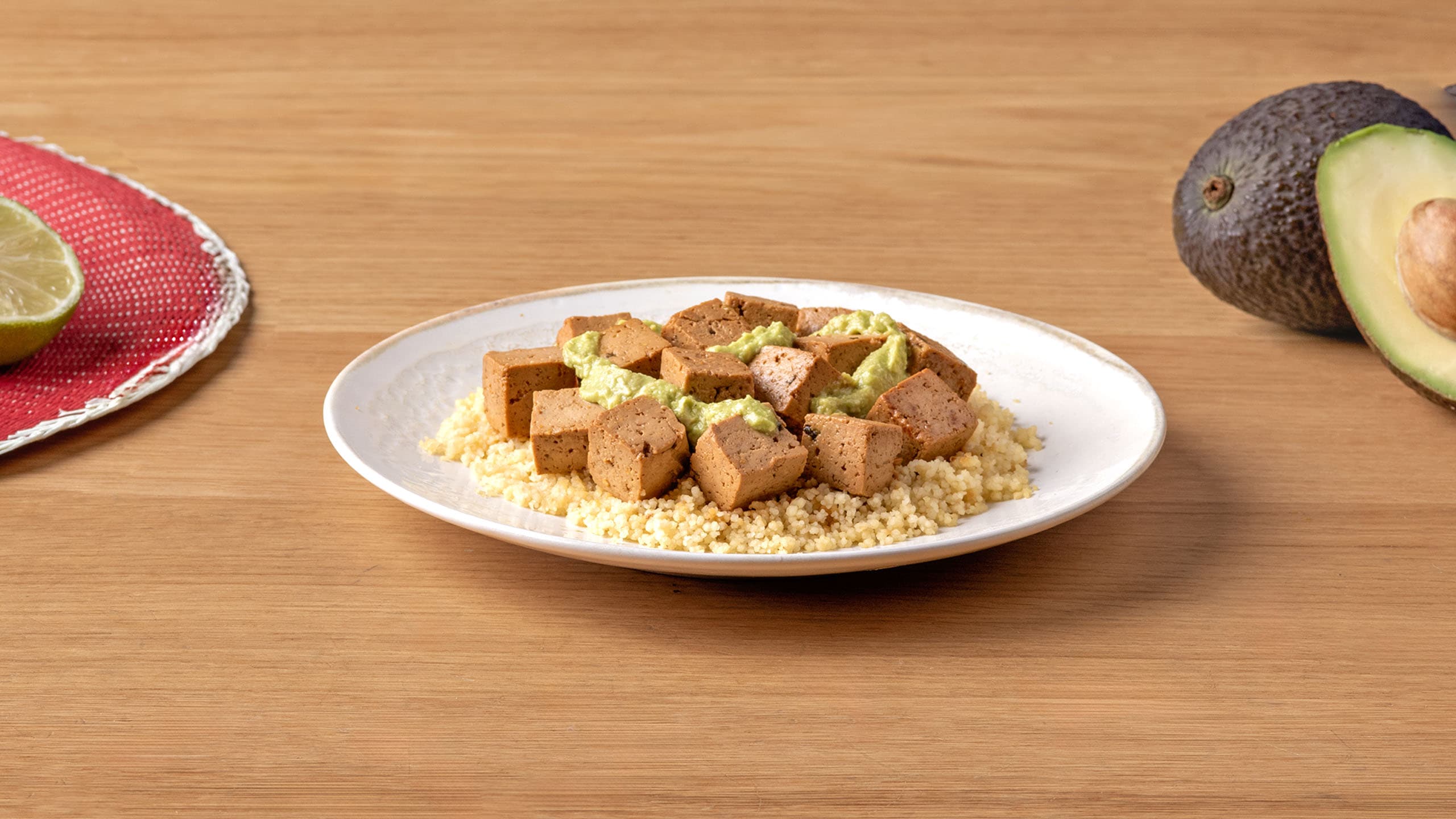 Couscous con tofu