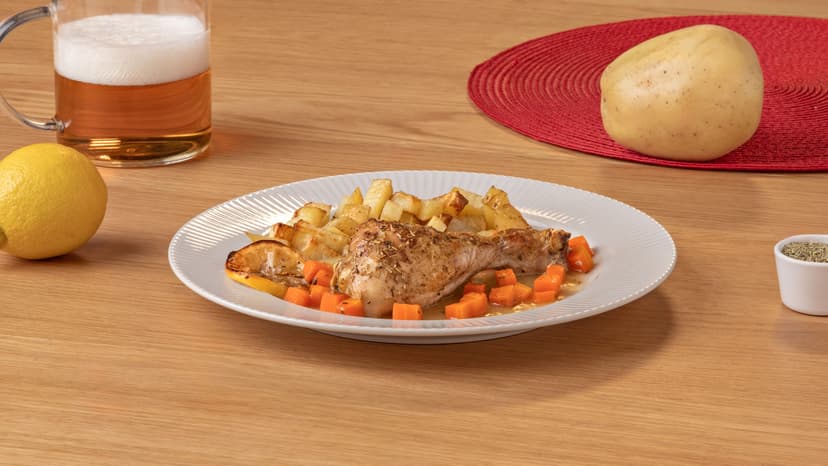 Pollo a la cerveza