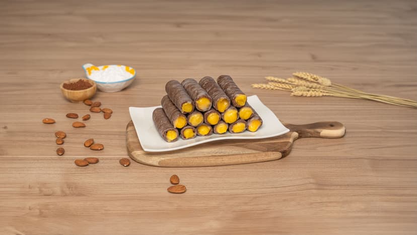 Huesos de santo de chocolate