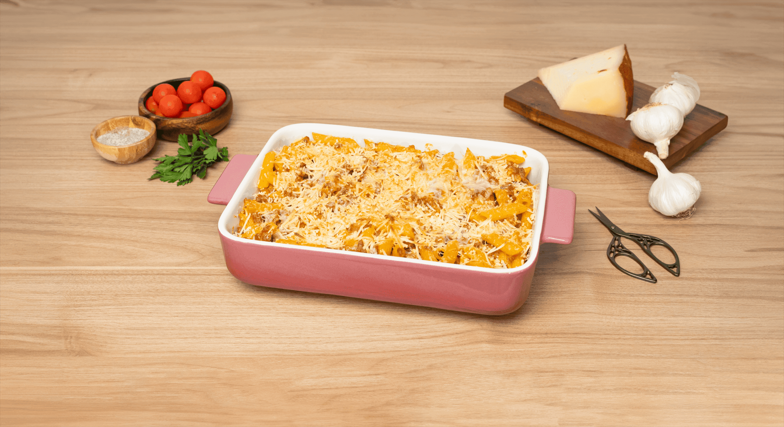 Macarrones gratinados