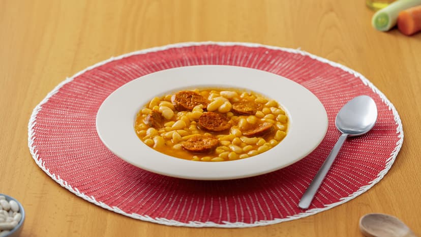 Alubias con chorizo