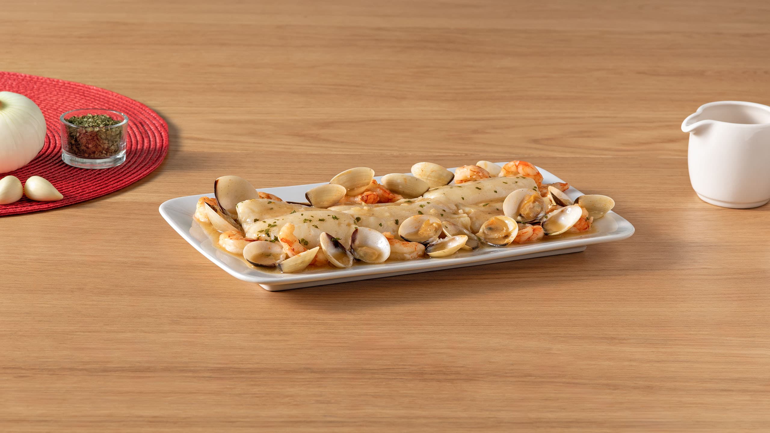 Merluza a la marinera