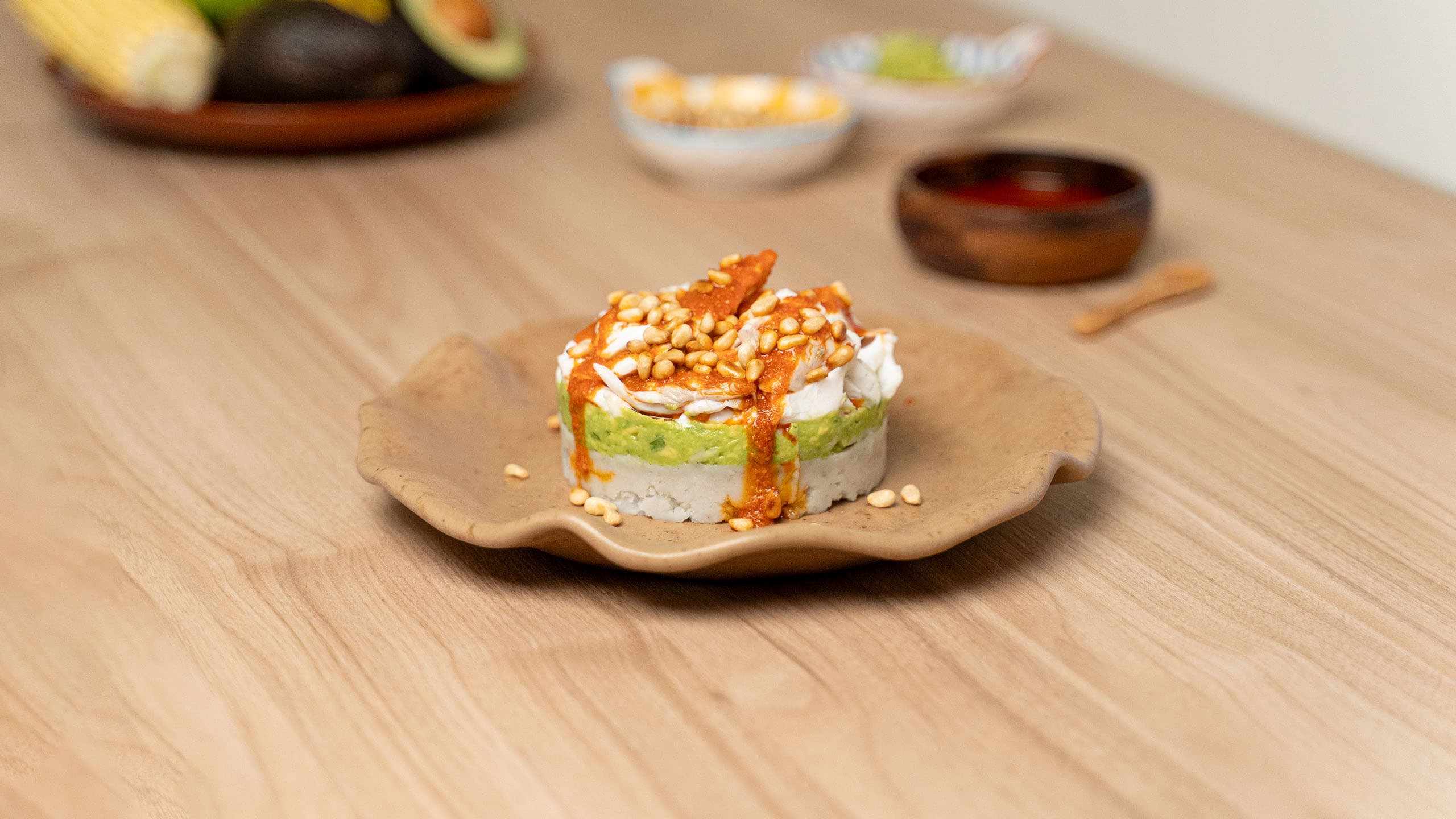 Timbal de dorada con batata