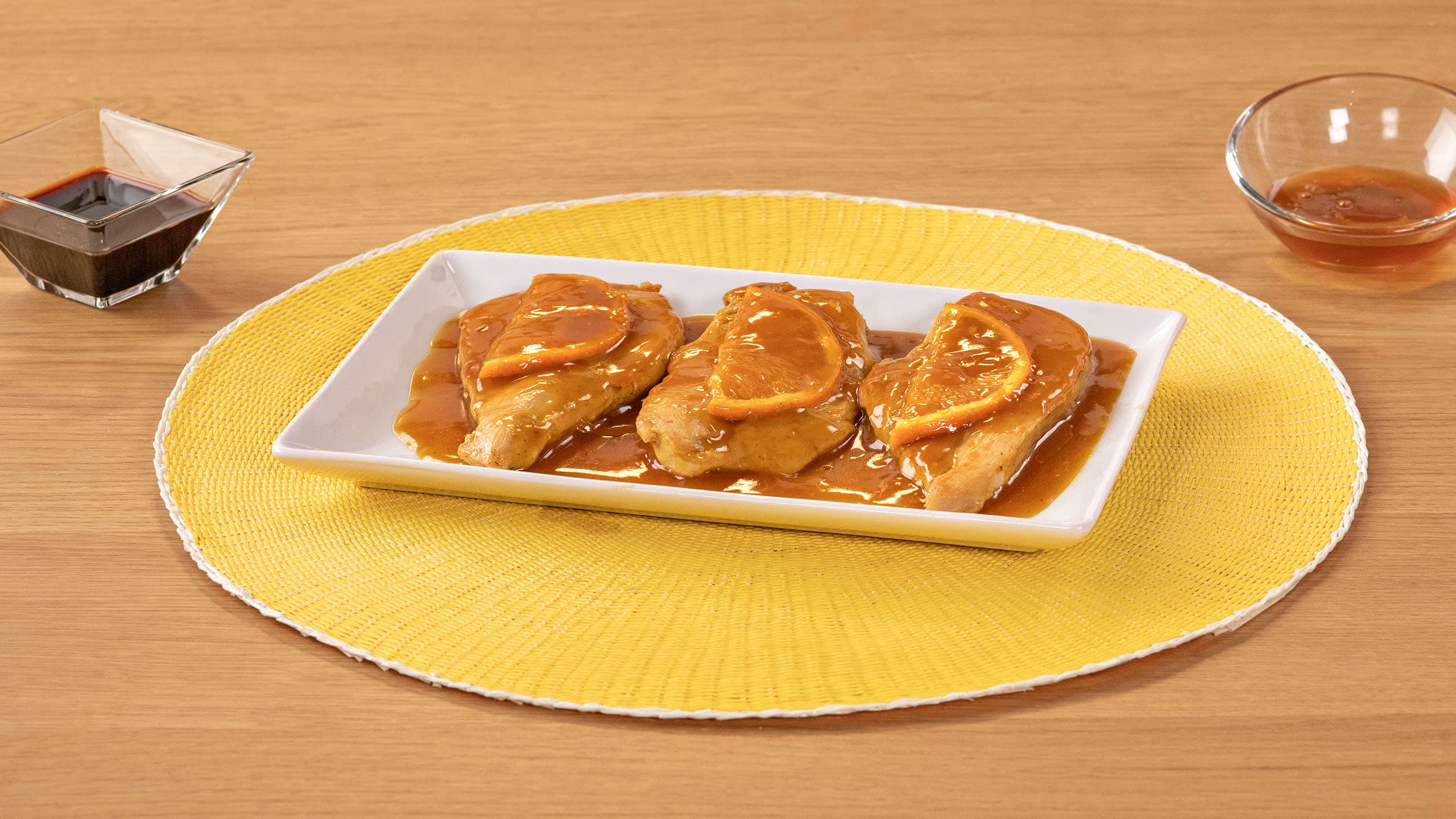 Pechugas de pollo a la naranja