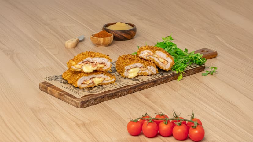 Cordon bleu de pavo